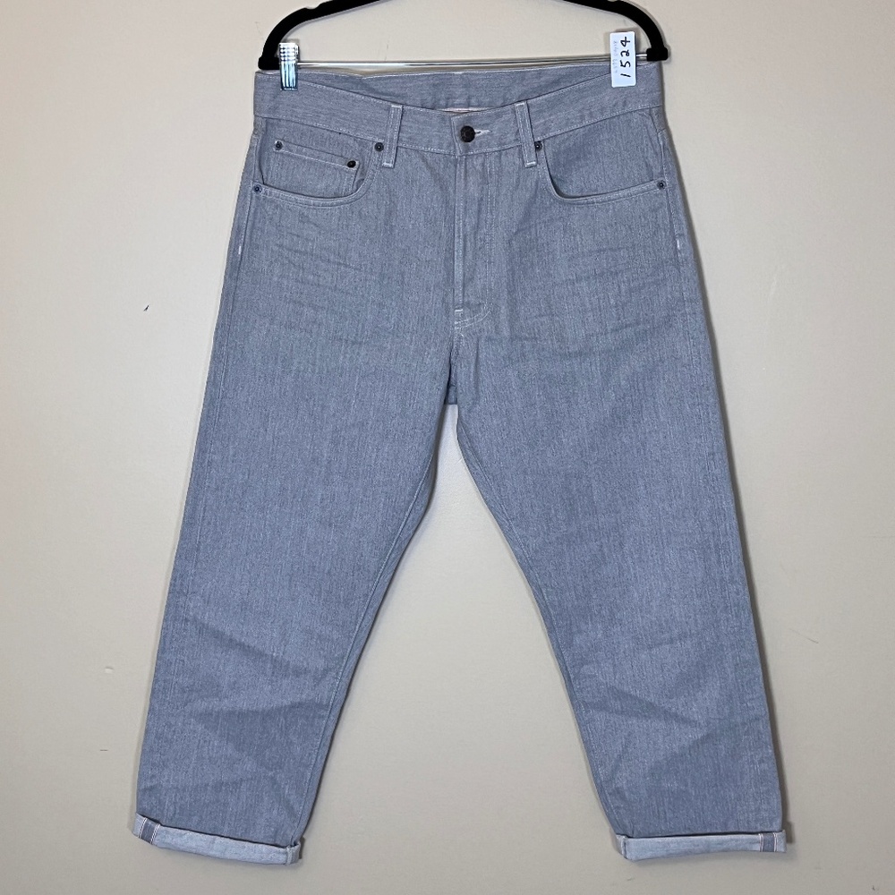 6397 The News Selvedge Shorty Jeans - Women's Size 28*26 - Gray